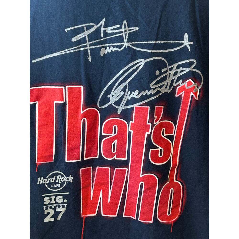 Hard Rock Cafe Signature Series 27 The Who t-shirt dark blue men's sz S